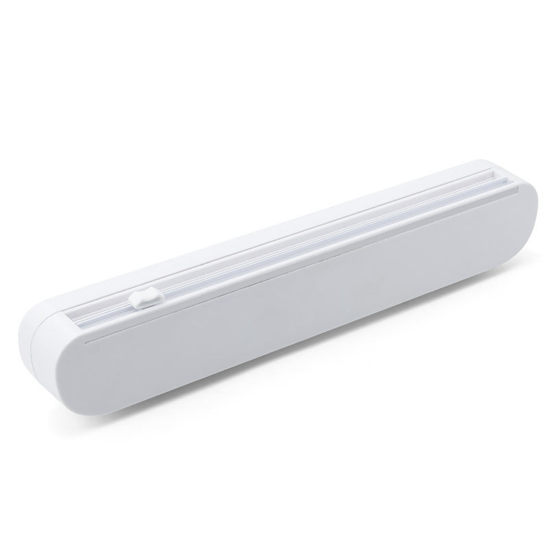 White Sliding-Blade Cling Film Cutter