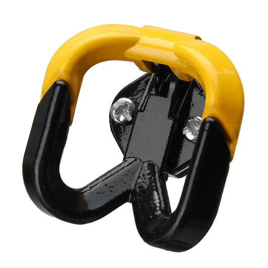 Yellow and Black Bolt-Mount Hanging Hook