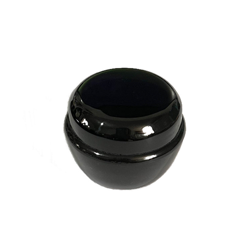 Black Mushroom-Shaped Empty Cosmetic Jar, 10 g Size